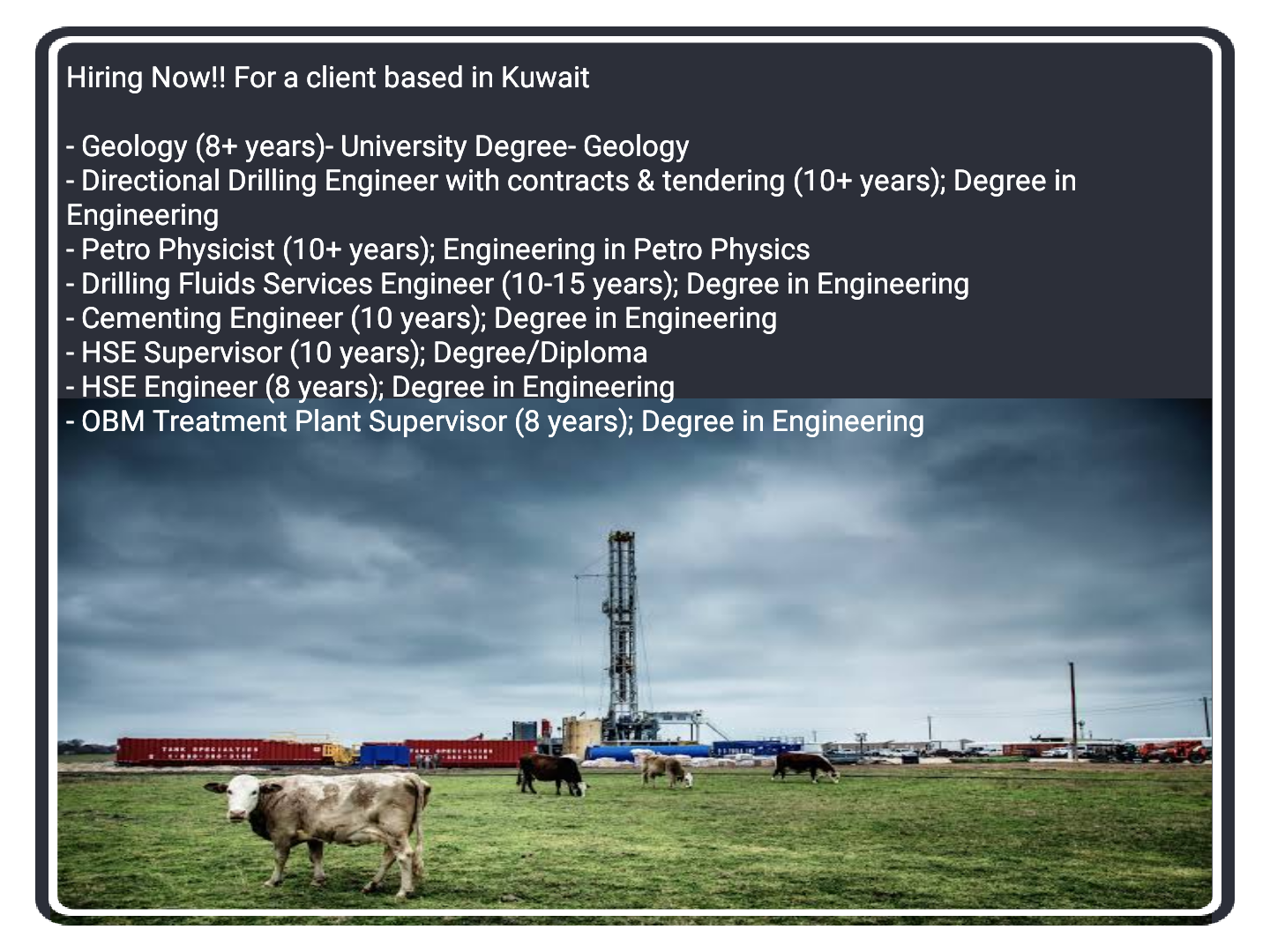 Drilling Jobs, Kuwait