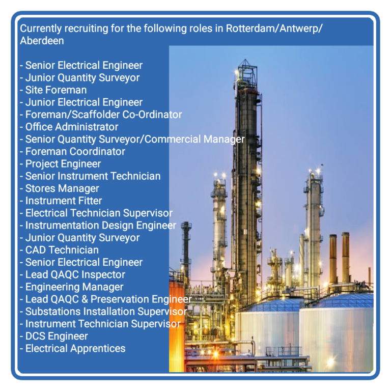 Electrical, Instrument, QAQC, DCS Supervisor & Other Jobs – Oil and Gas