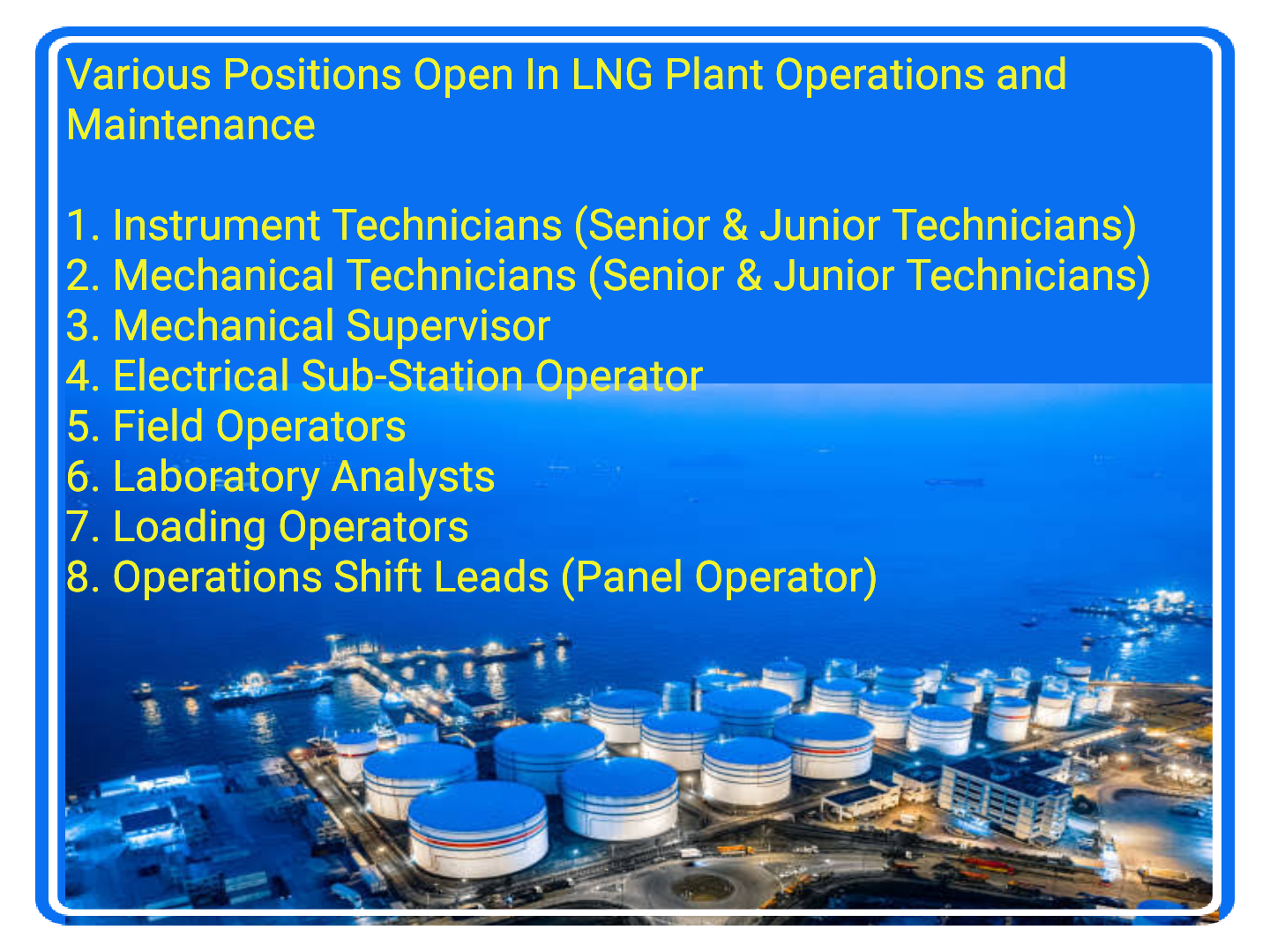 LNG Plant Operations & Maintenance