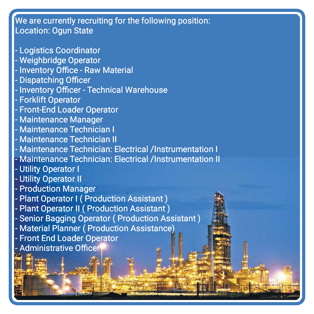 Maintenance Technician Electrical, Mechanical, Instrument & Plant Operator Jobs