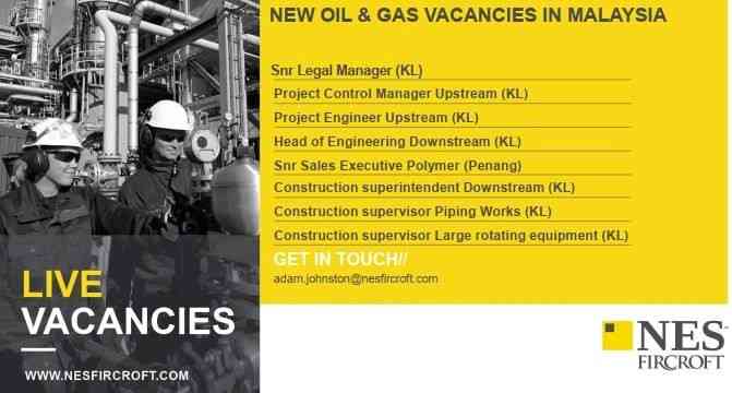 Oil & Gas Jobs, Malaysia