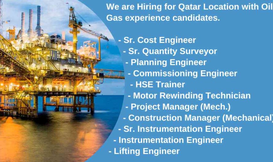 Offshore Oil & Gas Jobs, Qatar