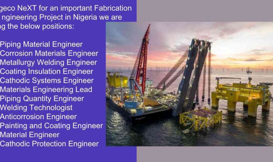 Engineering & Fabrication Project Jobs, Nigeria