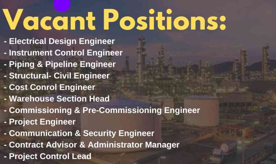 Electrical, Instrument, Piping, Civil & Structural Design Engineer Jobs