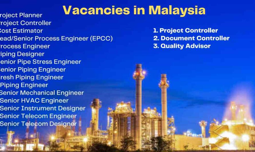 Multiple Oil and Gas Jobs, Malaysia