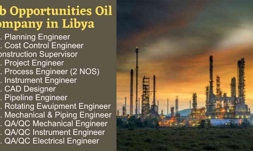Oil & Gas Jobs Opportunities in Libya