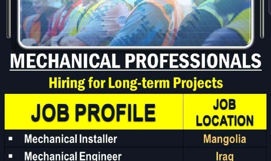 Multiple Mechanical Professionals Jobs