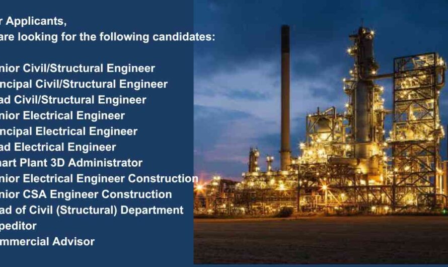 Electrical, Civil and Structural Senior, Principal and Lead Engineer Jobs