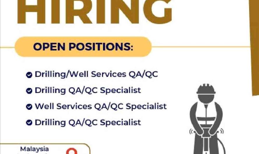 Drilling and QAQC Engineer Jobs