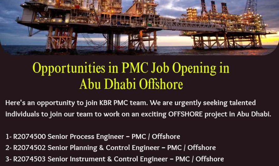 PMC Offshore Job Openings