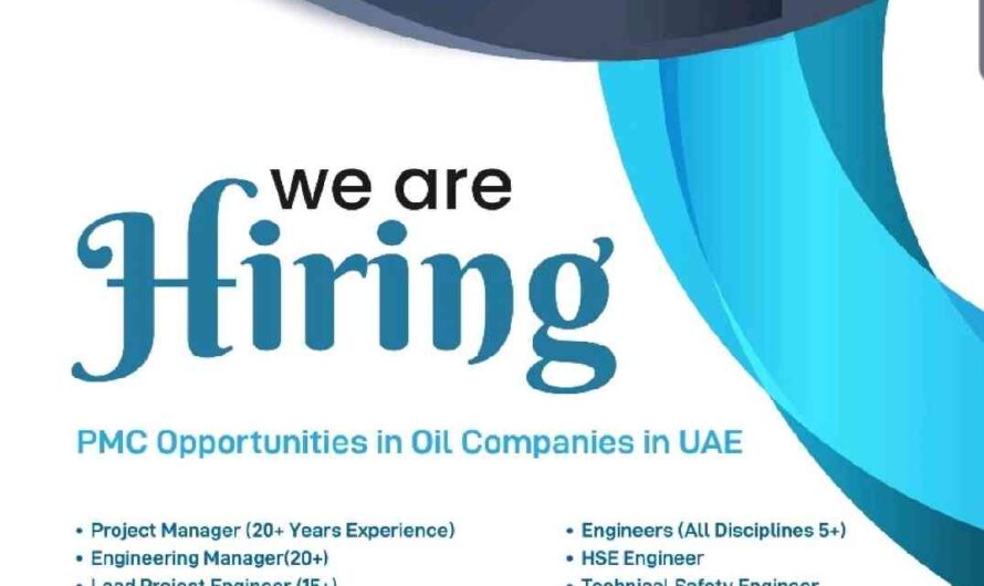 PMC Opportunities in UAE.